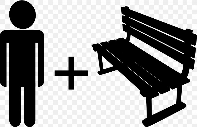 Bench Clip Art, PNG, 1866x1211px, Bench, Art, Black And White, Brand, Cartoon Download Free
