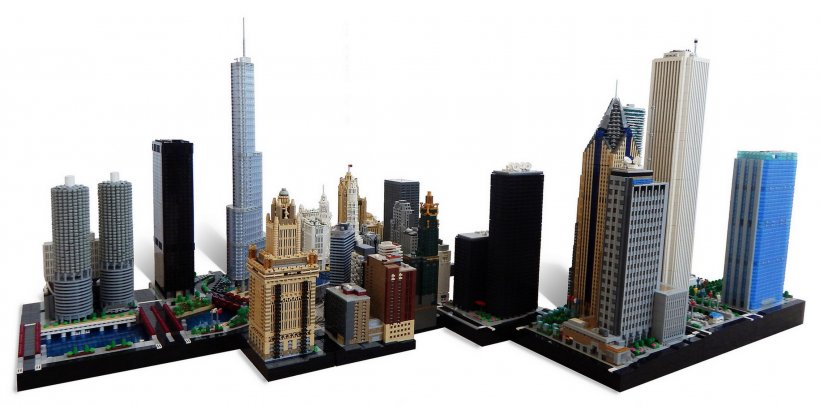 Chicago Loop The LEGO Store Nissan Skyline Lego Architecture, PNG, 2268x1124px, Chicago Loop, Architecture, Building, Chicago, City Download Free