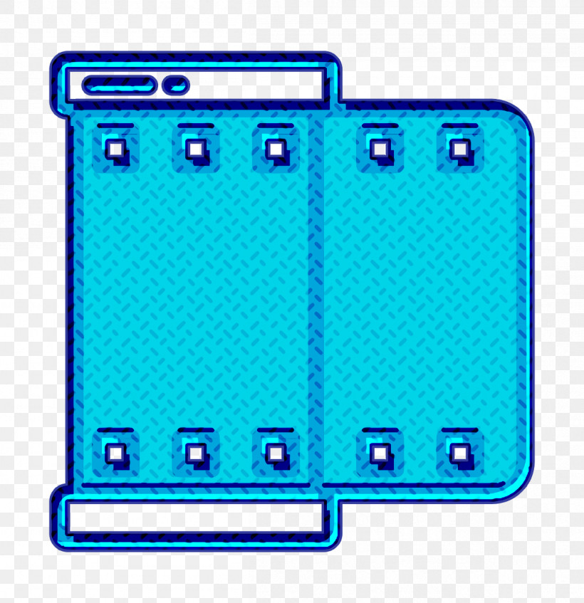 Film Icon Camera Roll Icon Movie  Film Icon, PNG, 1204x1244px, Film Icon, Camera Roll Icon, Electric Blue, Line, Mobile Phone Accessories Download Free