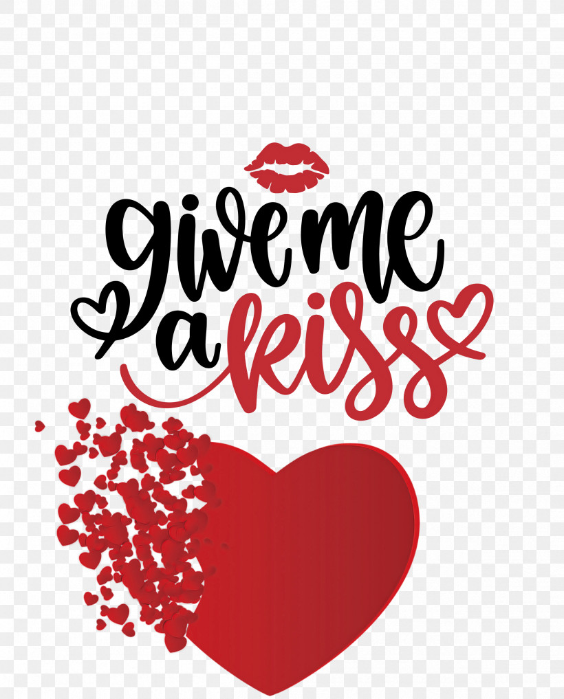 Give Me A Kiss Valentines Day Love, PNG, 2417x3000px, Valentines Day, Heart, Kiss, Logo, Love Download Free