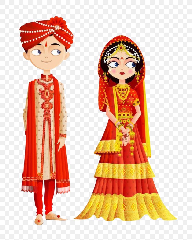 Wedding Invitation Design, PNG, 724x1024px, Weddings In India, Bride, Bridegroom, Costume Design, Doll Download Free
