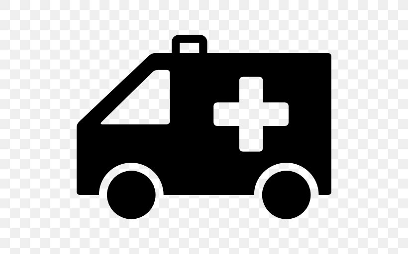 Ambulance Car Nontransporting EMS Vehicle, PNG, 512x512px, Ambulance, Air Medical Services, Black, Black And White, Brand Download Free