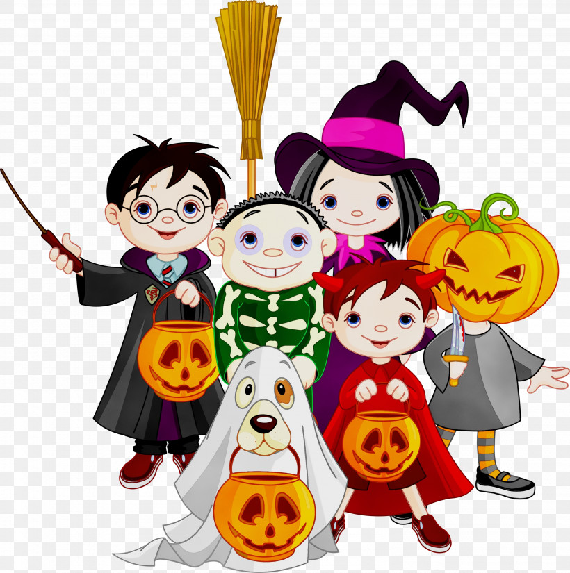 Halloween Costume, PNG, 2979x3000px, Watercolor, Cartoon, Character, Costume, Family Download Free