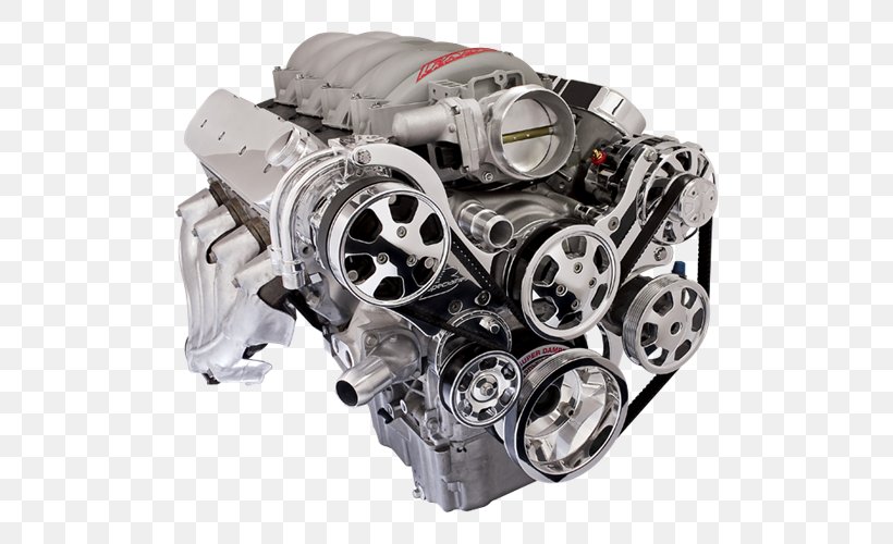 LS Based GM Small-block Engine Electric Motor Pulley JEGS, PNG, 500x500px, Engine, Alternator, Auto Part, Automotive Engine Part, Chevrolet Download Free