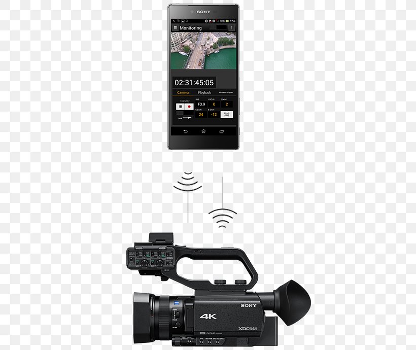 Sony NXCAM HXR-NX80 XDCAM Video Cameras Autofocus Exmor, PNG, 690x690px, 4k Resolution, Sony Nxcam Hxrnx80, Active Pixel Sensor, Autofocus, Camera Download Free