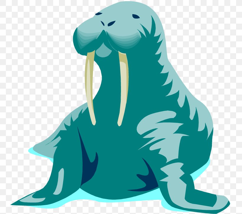 Walrus Clip Art Earless Seal Sea Lion Image, PNG, 750x724px, Walrus, Carnivoran, Cartoon, Dinosaur, Dog Like Mammal Download Free