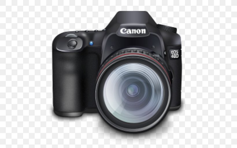 Canon EOS 40D Digital SLR Camera, PNG, 512x512px, Canon Eos 40d, Camera, Camera Lens, Cameras Optics, Canon Download Free