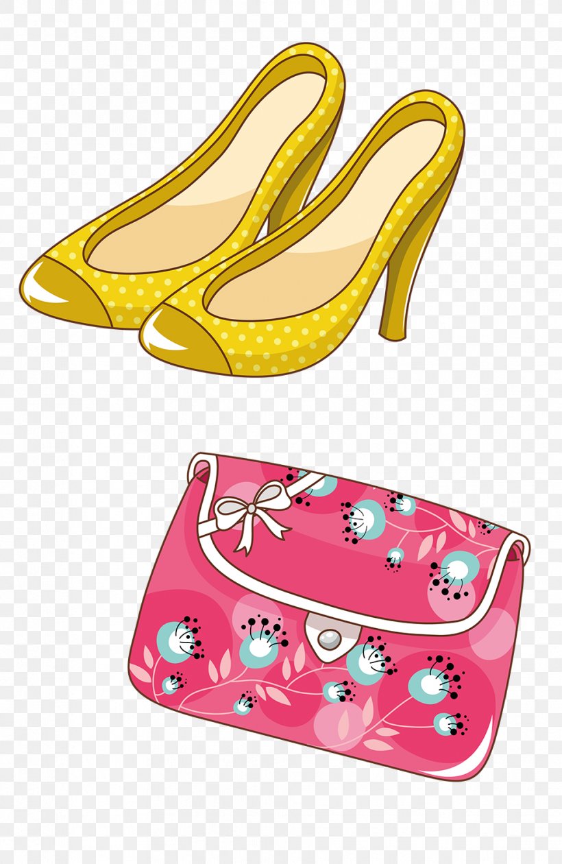 Shoe Clothing Drawing Handbag High-heeled Footwear, PNG, 982x1509px, Shoe, Boot, Cartoon, Clothing, Designer Download Free
