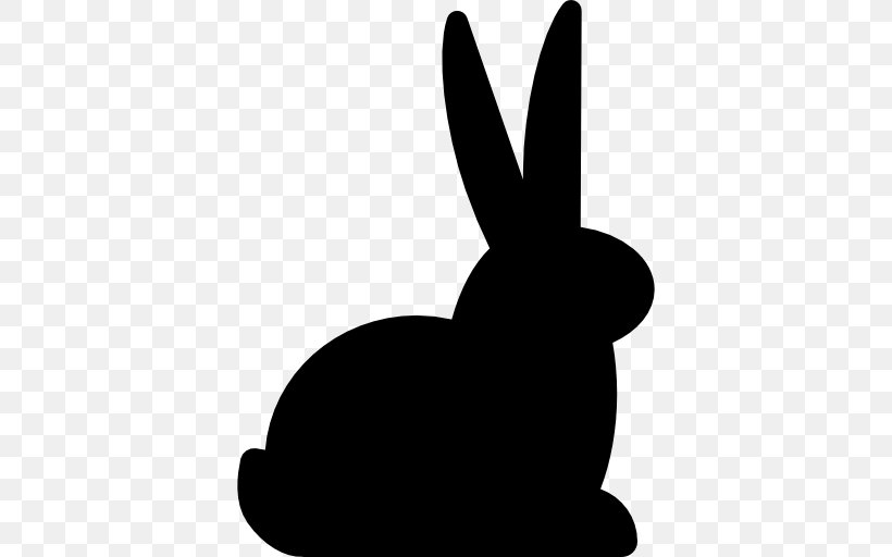 Rabbit, PNG, 512x512px, Domestic Rabbit, Black And White, European Rabbit, Hand, Leporids Download Free