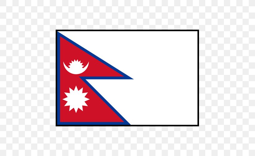 Flag Of Nepal National Flag, PNG, 500x500px, Flag Of Nepal, Area, Flag, Flag Of Egypt, Flag Of India Download Free