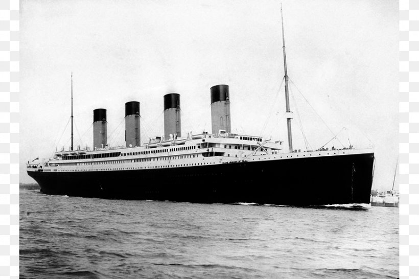 Sinking Of The RMS Titanic Southampton Royal Mail Ship, PNG, 870x580px, Sinking Of The Rms Titanic, Black And White, Cruise Ship, Disaster, Ferry Download Free