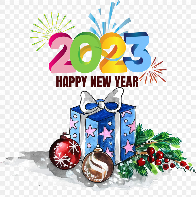 Happy New Year, PNG, 4747x4799px, 2023 Happy New Year, 2023 New Year, Happy New Year Download Free