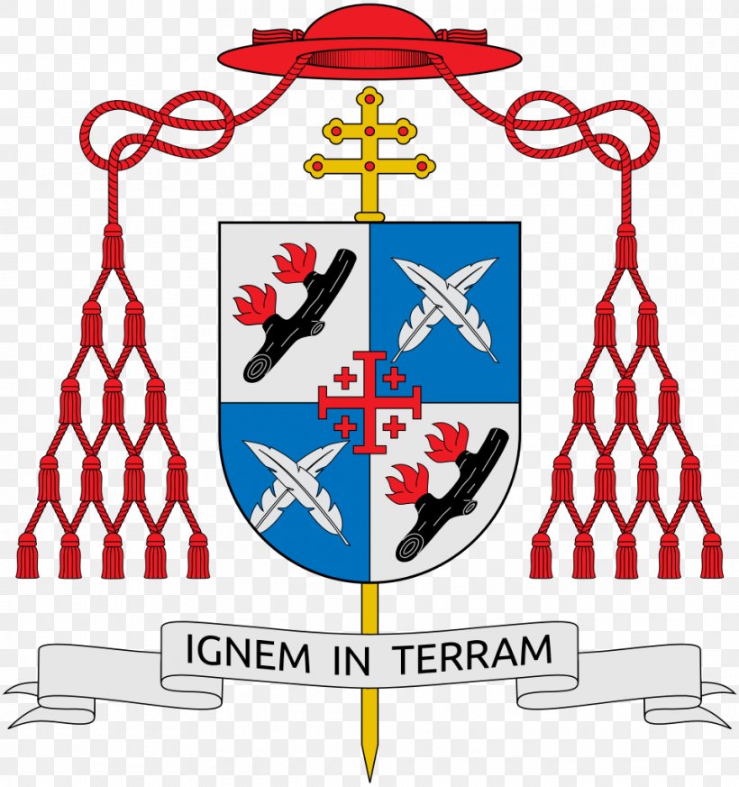 Cardinal Escutcheon Coat Of Arms Ecclesiastical Heraldry Archbishop, PNG, 960x1023px, 9 January, Cardinal, Archbishop, Area, Artwork Download Free