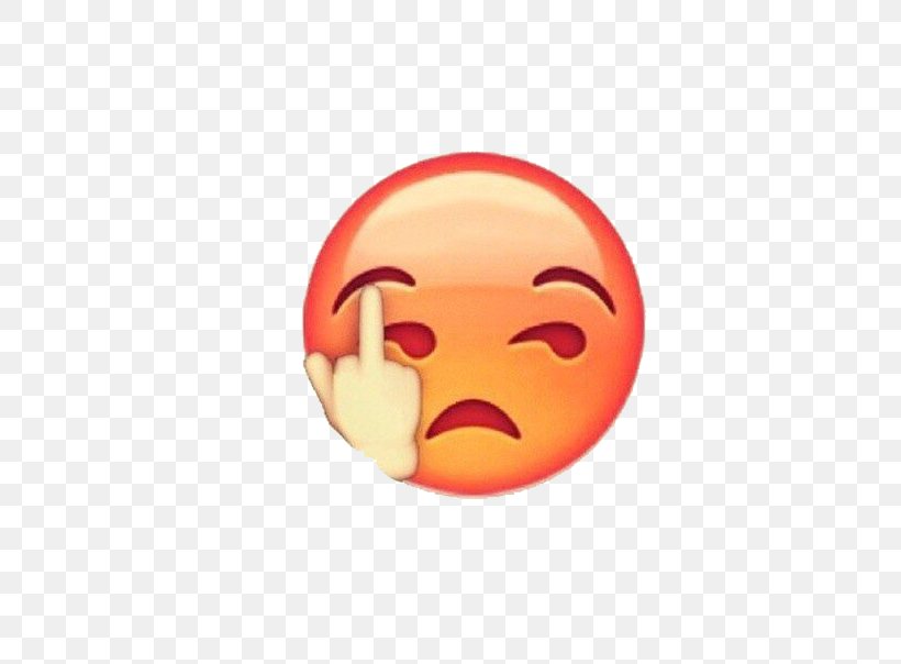 Emoji Mood Middle Finger Smiley, PNG, 604x604px, Watercolor, Cartoon, Flower, Frame, Heart Download Free