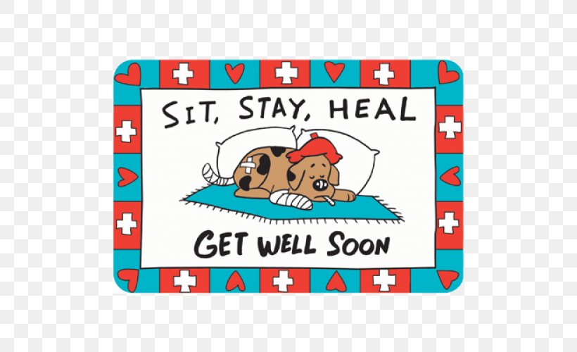Get-well Card Greeting & Note Cards E-card Dog, PNG, 500x500px, Getwell Card, Area, Birthday, Dog, Ecard Download Free