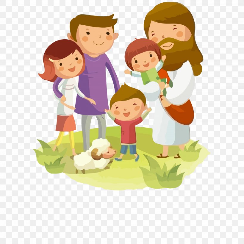 Preparing For First Reconciliation: A Guide For Families Child Cartoon Family, PNG, 4000x4000px, Child, Cartoon, Child Jesus, Christianity, Elaine Mahon Download Free