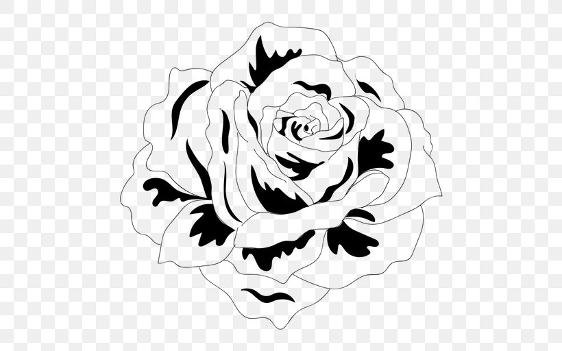 Black And White Drawing Visual Arts Clip Art, PNG, 512x512px, Black And White, Art, Artwork, Black, Black Rose Download Free