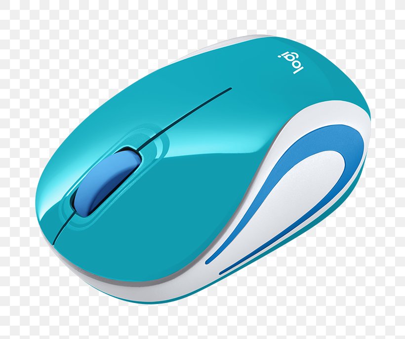 Computer Mouse Wireless Logitech M187 Optical Mouse, PNG, 800x687px, Computer Mouse, Apple Wireless Mouse, Aqua, Computer, Computer Component Download Free