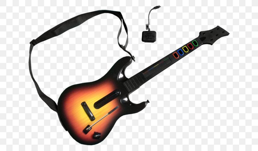 Bass Guitar Guitar Hero World Tour Electric Guitar Guitar Controller, PNG, 640x480px, Watercolor, Cartoon, Flower, Frame, Heart Download Free