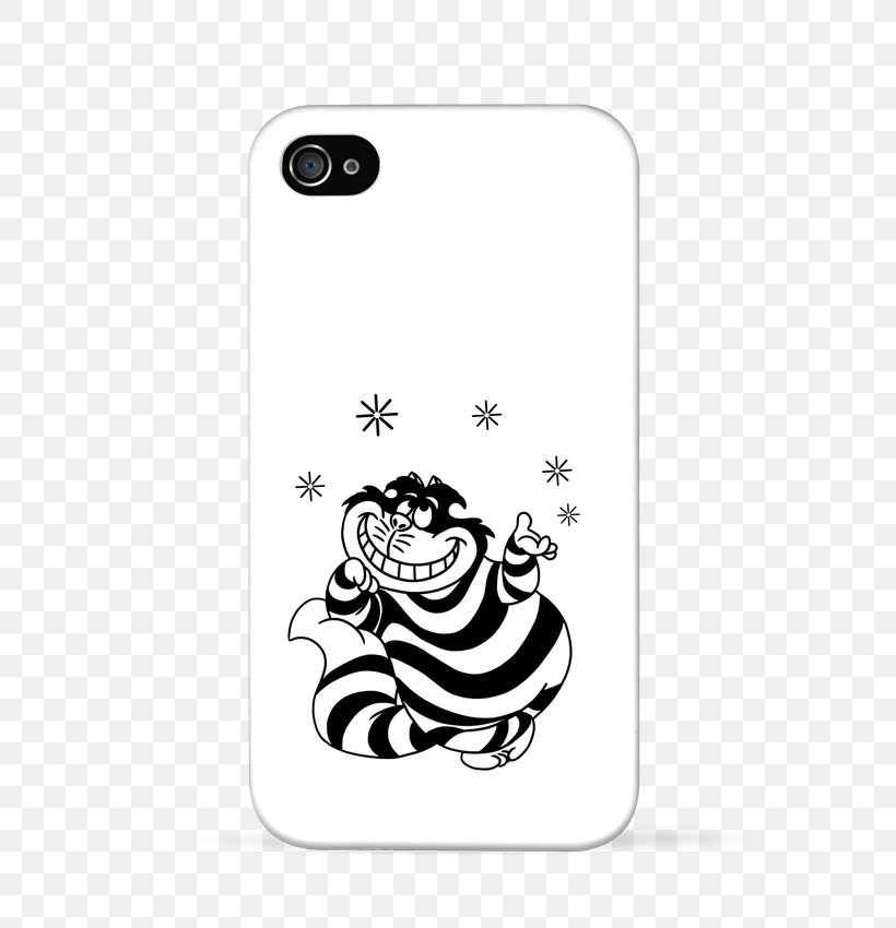 Cheshire Cat Mobile Phone Accessories White, PNG, 690x850px, Cheshire Cat, Animal, Bag, Black, Black And White Download Free