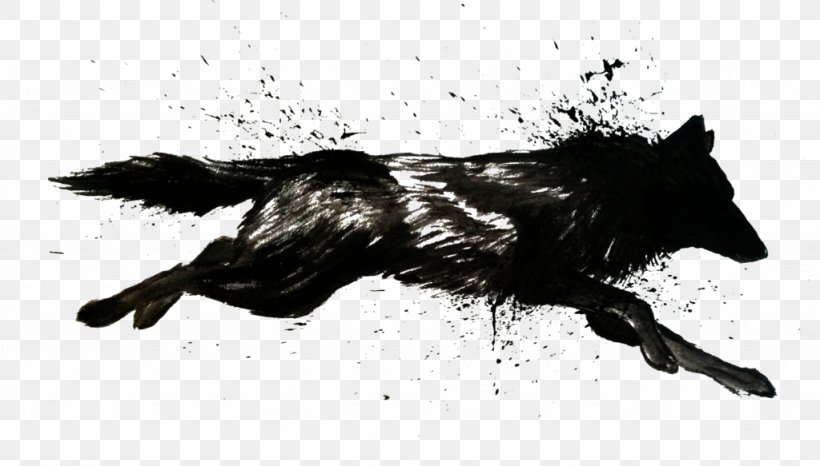 Dog Arctic Wolf Wolf Walking Black Wolf Drawing, PNG, 1024x583px, Dog, Arctic Wolf, Black And White, Black Wolf, Carnivoran Download Free