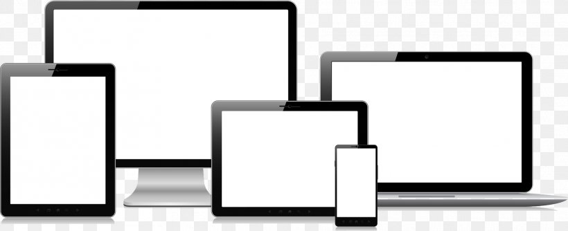 Responsive Web Design Web Development, PNG, 1819x741px, Responsive Web Design, Black And White, Brand, Communication, Computer Icon Download Free