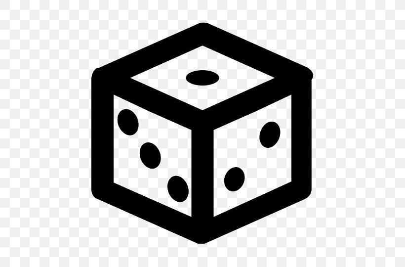 Download, PNG, 540x540px, Icon Design, Black And White, Cube, Dice, Gratis Download Free