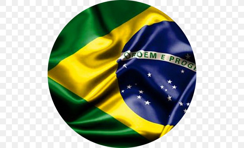 Flag Of Brazil United States Of America Desktop Wallpaper, PNG, 500x500px, Brazil, Flag, Flag Of Brazil, Flag Of Colombia, Green Download Free