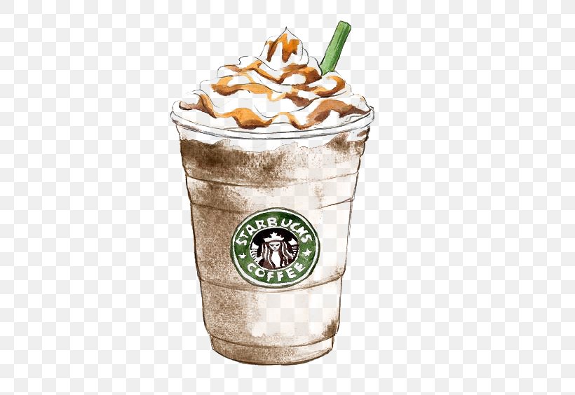 Coffee Tea Milkshake Espresso Starbucks, PNG, 564x564px, Coffee, Art, Dairy Product, Drawing, Drink Download Free