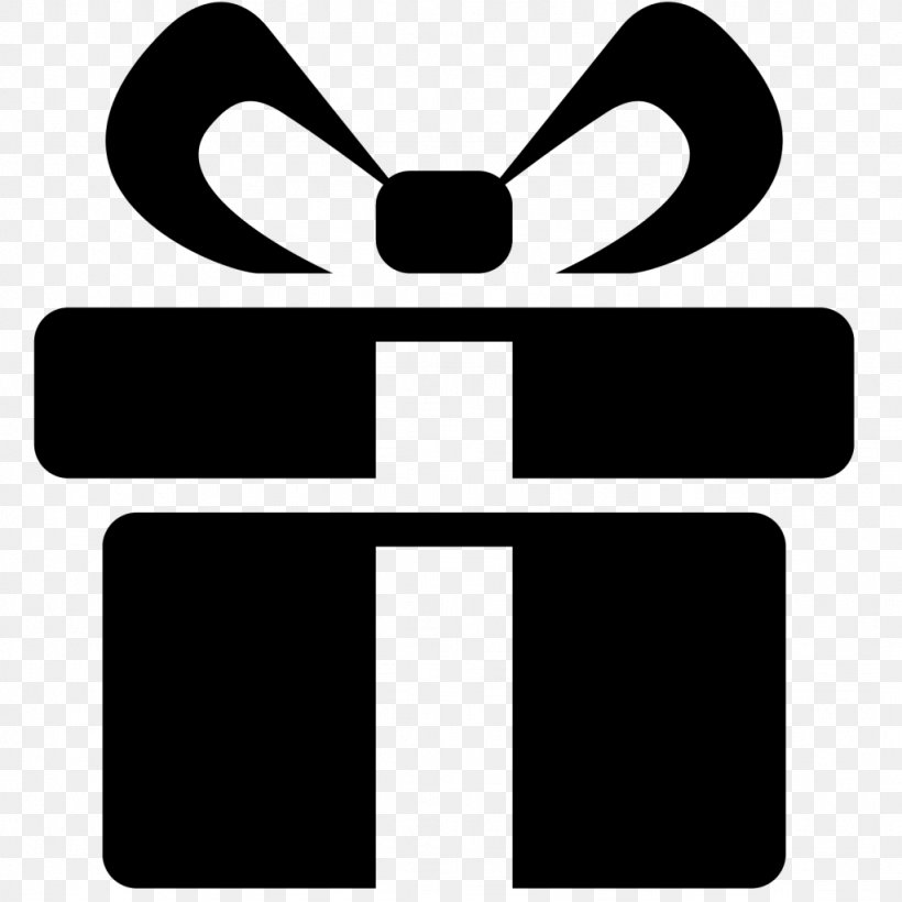 Gift Icon Design, PNG, 1024x1024px, Gift, Black, Black And White, Brand, Christmas Download Free