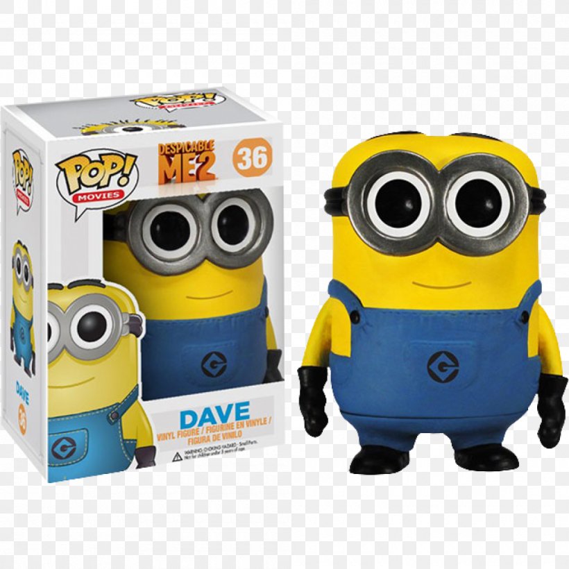 Dave The Minion Funko Action & Toy Figures Minions, PNG, 1000x1000px, Dave The Minion, Action Toy Figures, Collectable, Designer Toy, Despicable Me Download Free