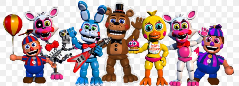FNaF World Toy Wikia Game Animatronics, PNG, 1061x382px, Watercolor, Cartoon, Flower, Frame, Heart Download Free