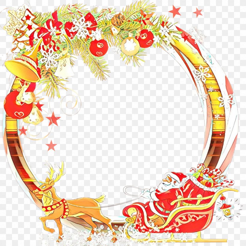 Christmas Design, PNG, 1000x1000px, Cartoon, Christmas, Christmas Ornament, Floral Design, Interior Design Download Free
