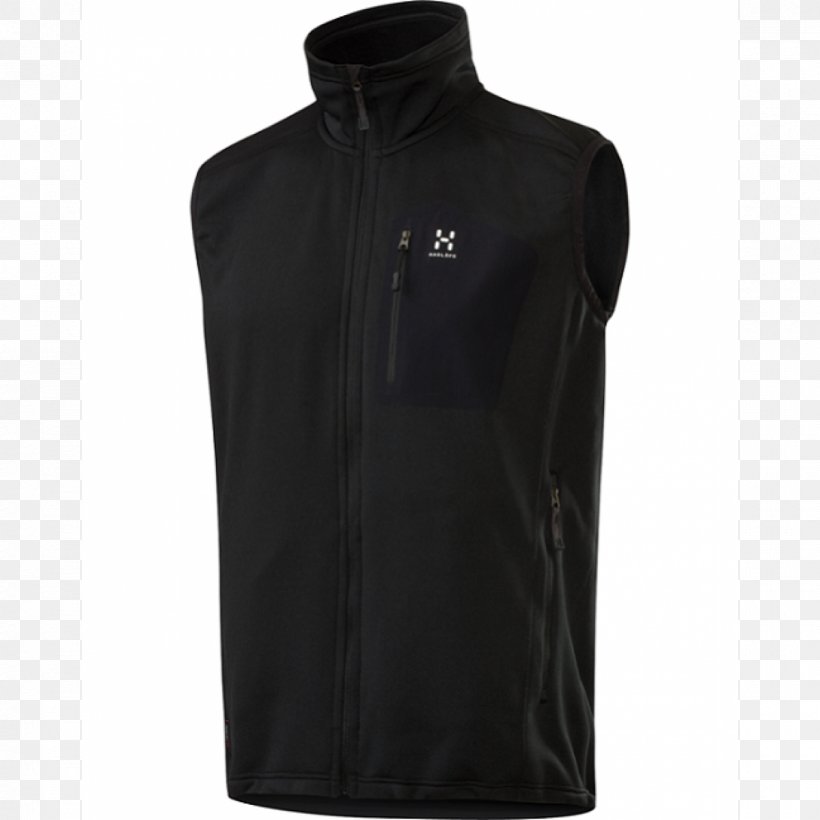 Fleece Jacket Gilets Windstopper Clothing Zipper, PNG, 1200x1200px, Fleece Jacket, Active Shirt, Black, Clothing, Coat Download Free