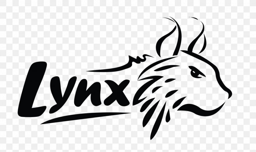 Lynx Hare Rabbit Logo Mammal, PNG, 1500x892px, Lynx, Art, Black, Black And White, Blog Download Free