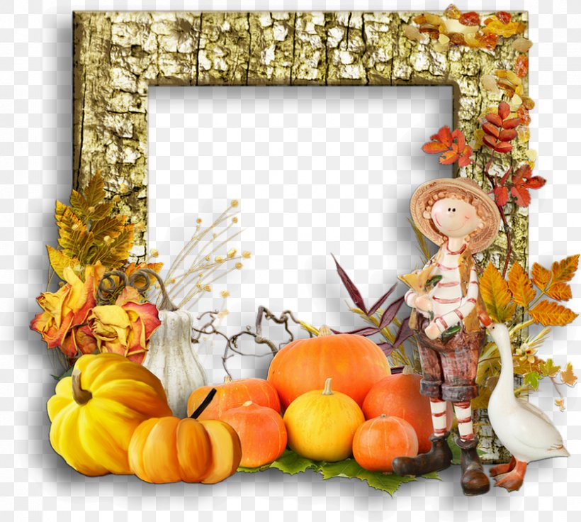 Picture Frames Pumpkin Autumn, PNG, 835x750px, Picture Frames, Autumn, Cucurbita, Flower, Fruit Download Free