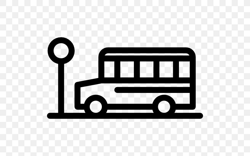 Bus Car Train Public Transport, PNG, 512x512px, Bus, Area, Automotive Design, Automotive Exterior, Black And White Download Free