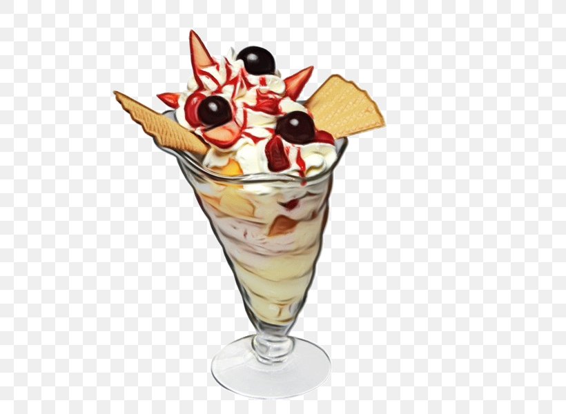 Ice Cream Cones, PNG, 600x600px, Watercolor, Cocktail Garnish, Cream, Cuisine, Dairy Download Free