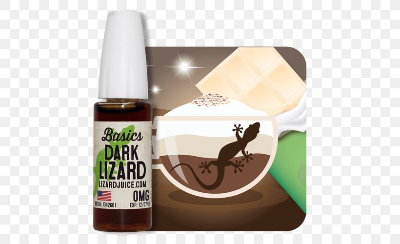 Lizard Juice Flavor Electronic Cigarette Aerosol And Liquid, PNG, 500x500px, Juice, Cappuccino, Chocolate, Custard, Electronic Cigarette Download Free