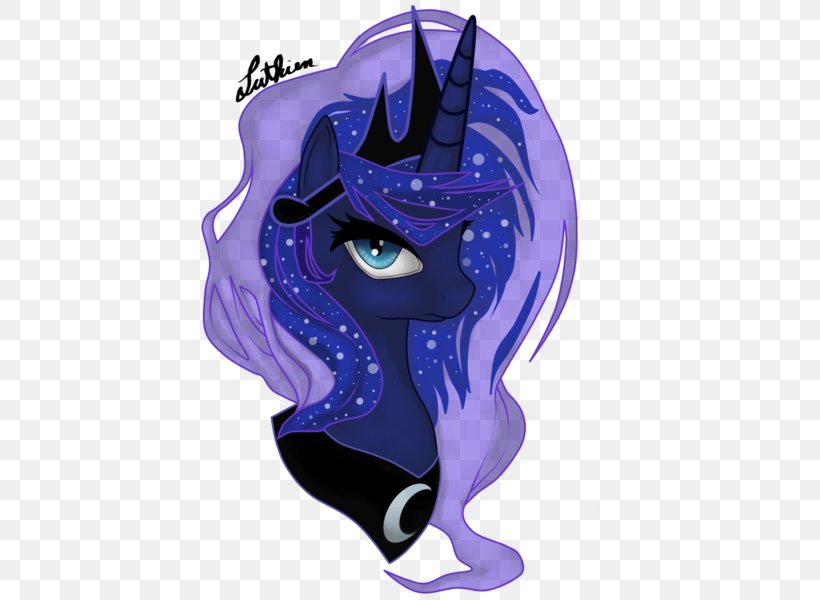 Princess Luna My Little Pony Fan Art, PNG, 472x600px, Princess Luna, Art, Cartoon, Character, Cobalt Blue Download Free