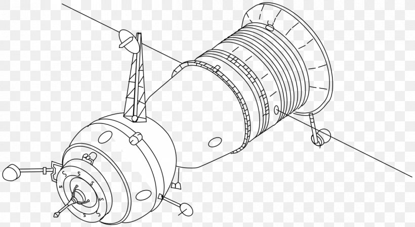 International Space Station Soyuz Cargo Spacecraft Progress, PNG, 1200x658px, International Space Station, Artwork, Astronaut, Auto Part, Black And White Download Free