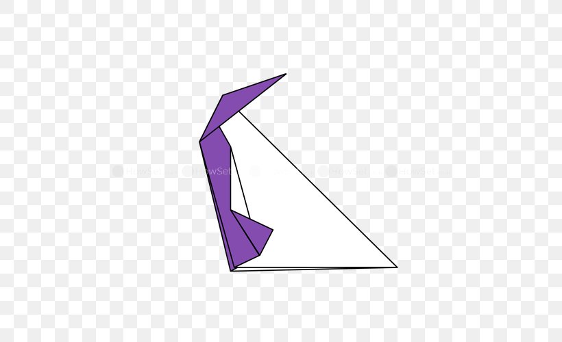 Origami Triangle Penguin STX GLB.1800 UTIL. GR EUR, PNG, 500x500px, Origami, Animated Film, Diagram, Howto, Penguin Download Free