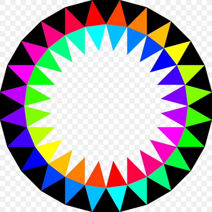 Rainbow Color Clip Art, PNG, 958x958px, Rainbow, Area, Art, Color, Color Wheel Download Free