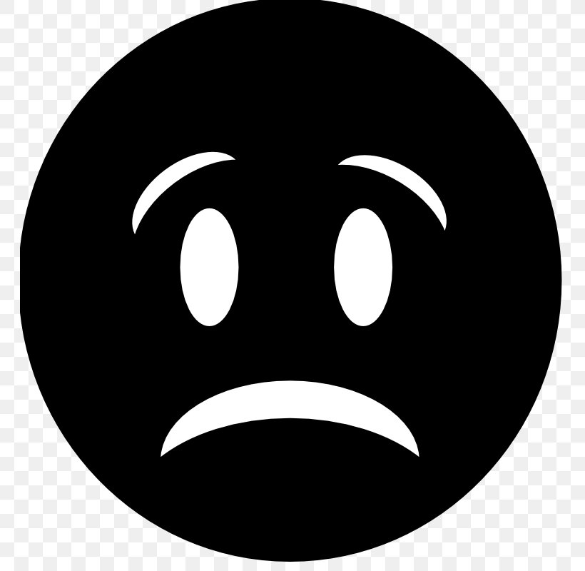 Sadness Smiley Face Frown Clip Art, PNG, 764x800px, Sadness, Black, Black And White, Crying, Emoji Download Free