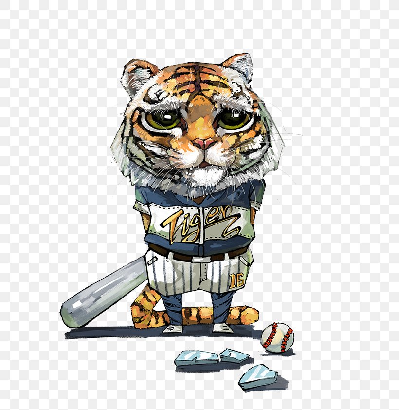 Tiger Cat Cartoon Illustration, PNG, 595x842px, Tiger, Art, Big Cat, Big Cats, Carnivoran Download Free