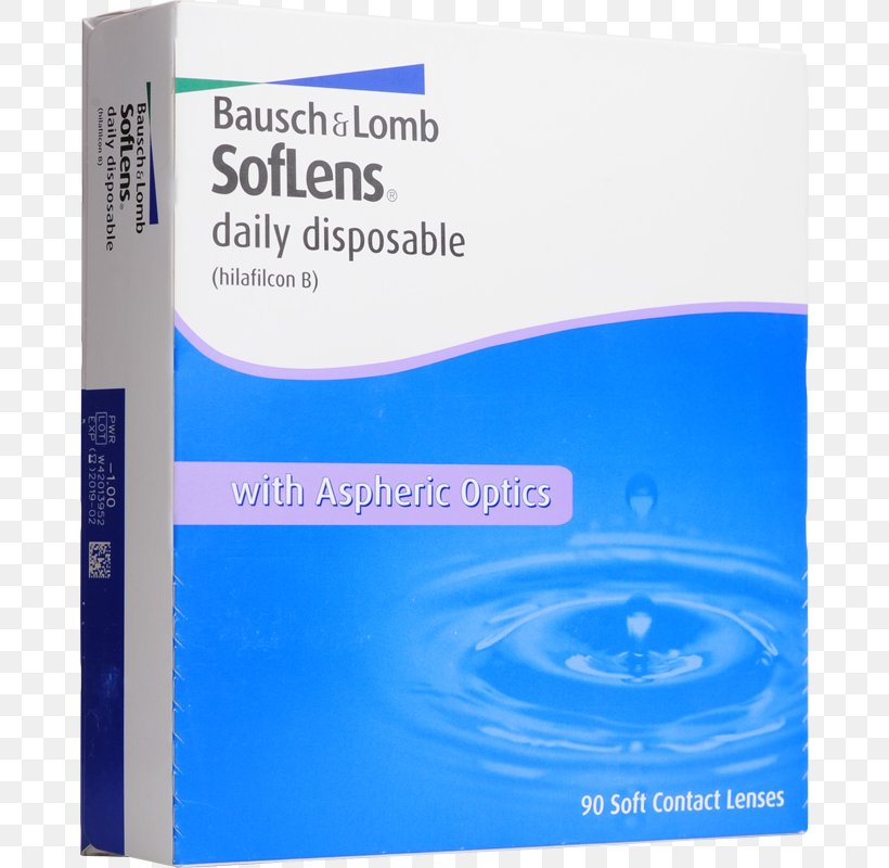 Contact Lenses Bausch + Lomb SofLens Daily Disposable Bausch & Lomb Bausch + Lomb SofLens 59, PNG, 800x800px, Contact Lenses, Bausch Lomb, Brand, Disposable, Farsightedness Download Free