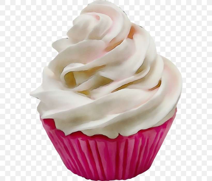 Cupcake Buttercream Food Icing Baking Cup, PNG, 592x699px, Watercolor, Baking Cup, Buttercream, Cream, Cream Cheese Download Free