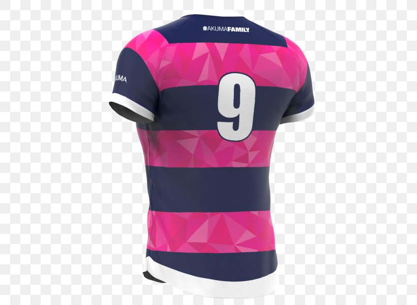 Jersey T-shirt Sleeve Rugby Shirt Sportswear, PNG, 600x600px, Jersey, Button, Clothing, Jacket, Magenta Download Free