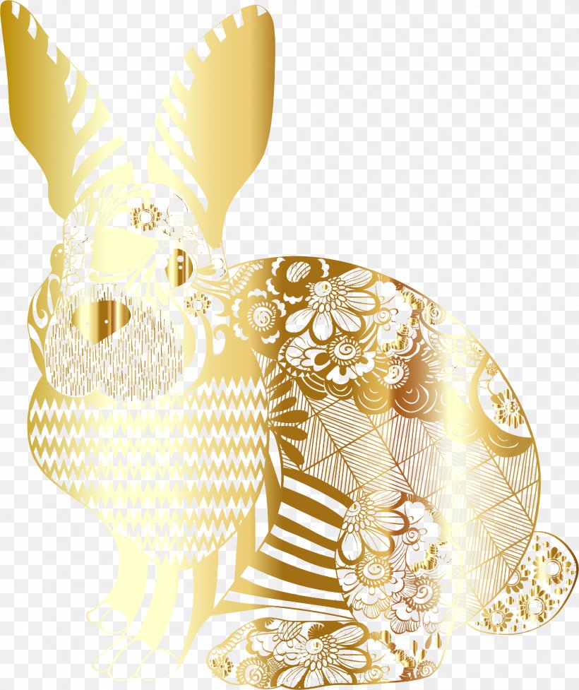 Easter Bunny Rabbit Desktop Wallpaper Clip Art, PNG, 1874x2234px, Easter Bunny, Flower, Gold, Photography, Rabbit Download Free