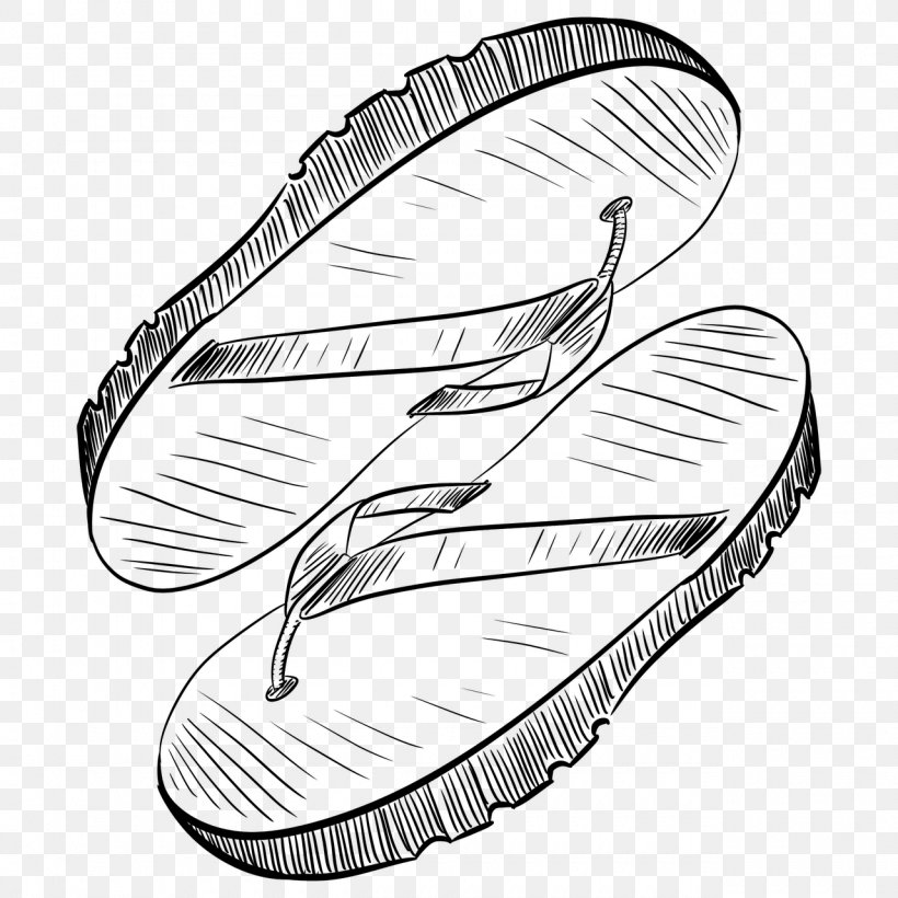 Flip-flops Sandal Footwear Coloring Book, PNG, 1280x1280px, Watercolor, Cartoon, Flower, Frame, Heart Download Free